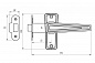 Защелка ЗЩ2.01 Zenit (Зенит) (бронза)